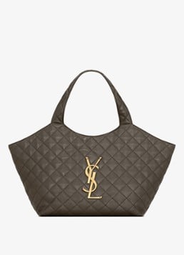 Saint Laurent Icare Medium tote bag van lamsleer