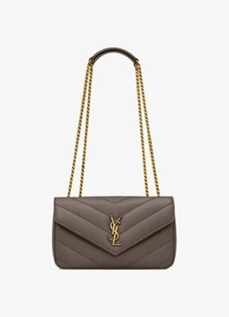 Saint Laurent Loulou Small shoulder bag van lamsleer