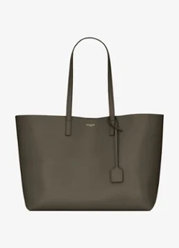 Saint Laurent East/West tote bag van kalfsleer
