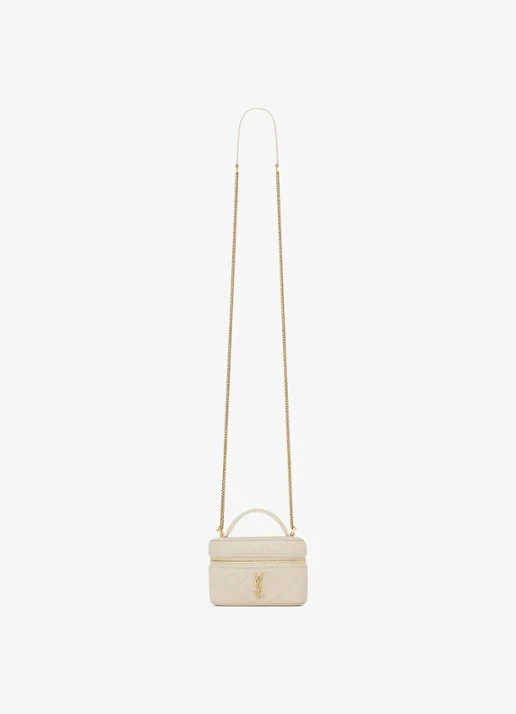 Saint Laurent Gaby Vanity Micro handtas van lamsleer