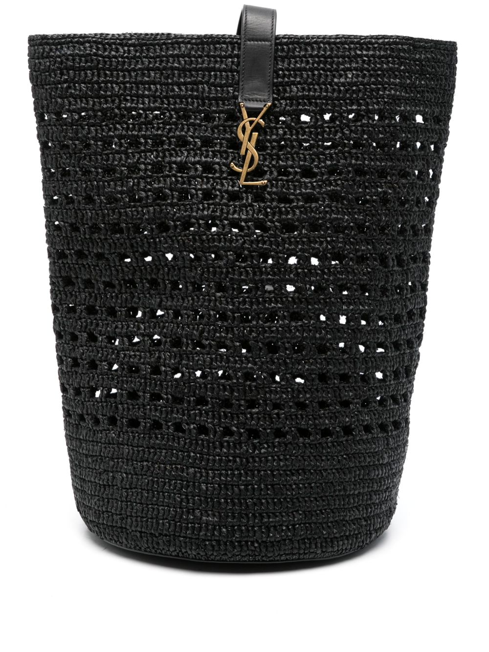 Saint Laurent Geweven bucket bag