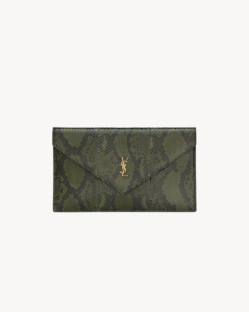Saint Laurent PARIS pouch in python