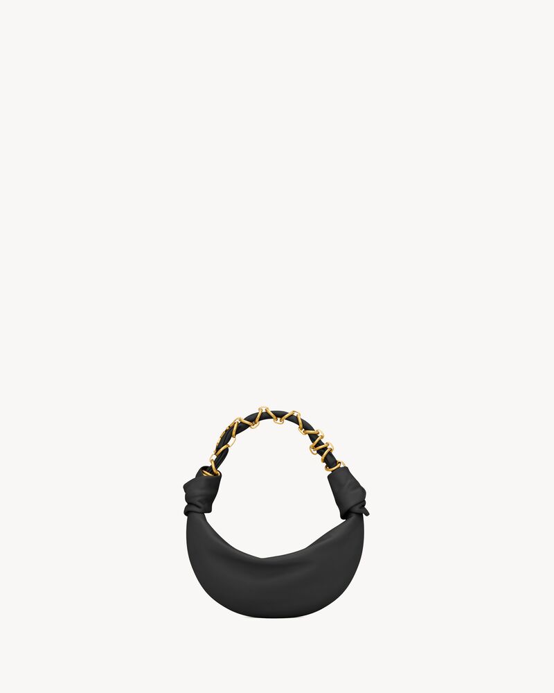 Saint Laurent AMALIA mini hobo in lambskin