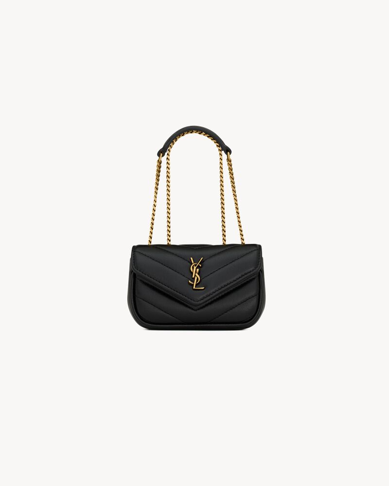 Saint Laurent LOULOU micro bag in lambskin