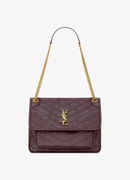 Saint Laurent Niki Medium shoulder bag van kalfsleer