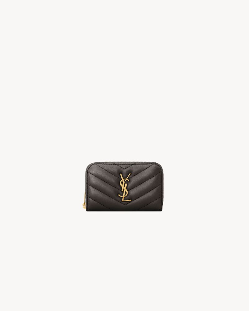 Saint Laurent CASSANDRE change purse in lambskin