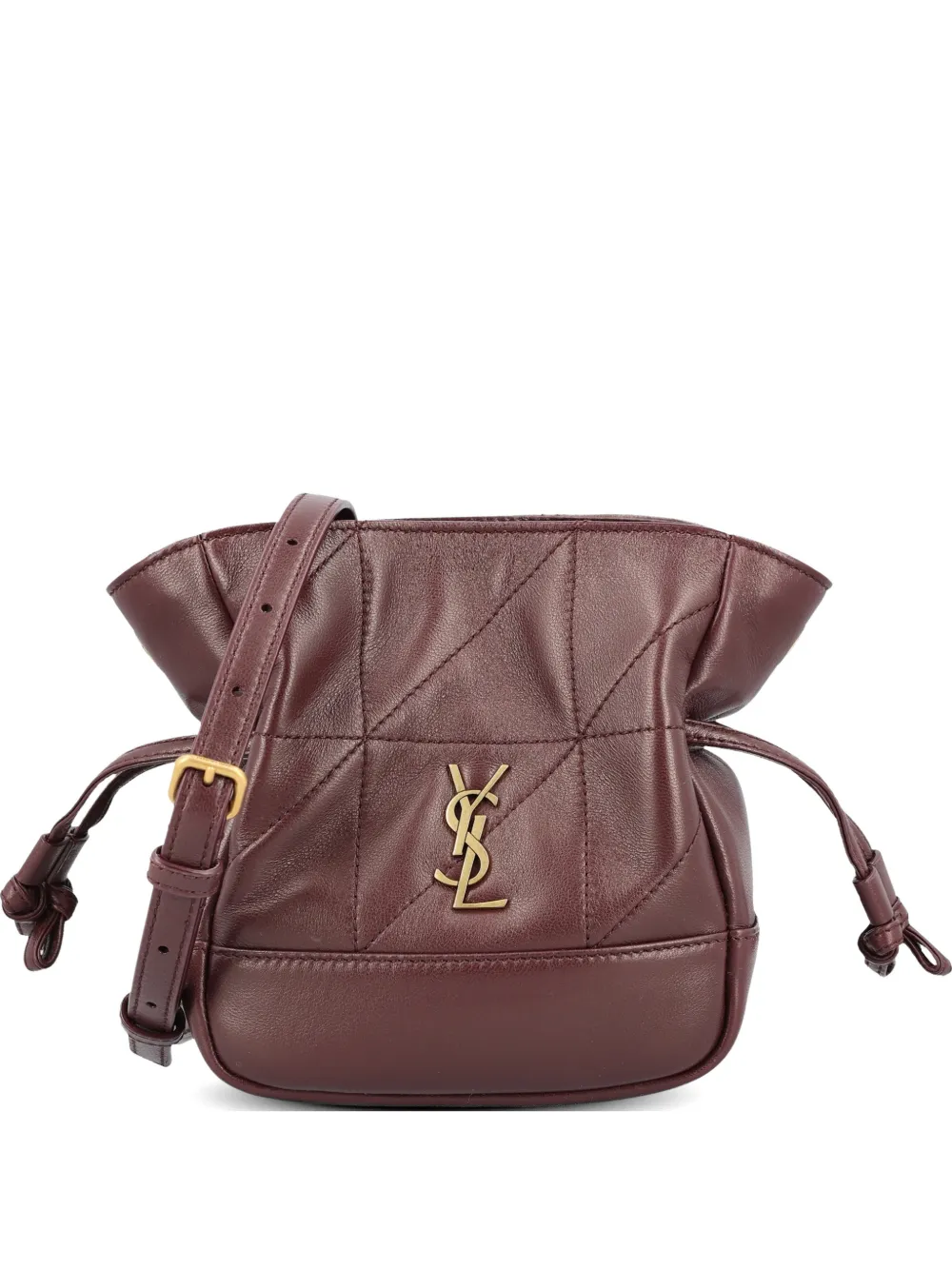 Saint Laurent Jamie quilted leather mini-shoulder bag met logodetail