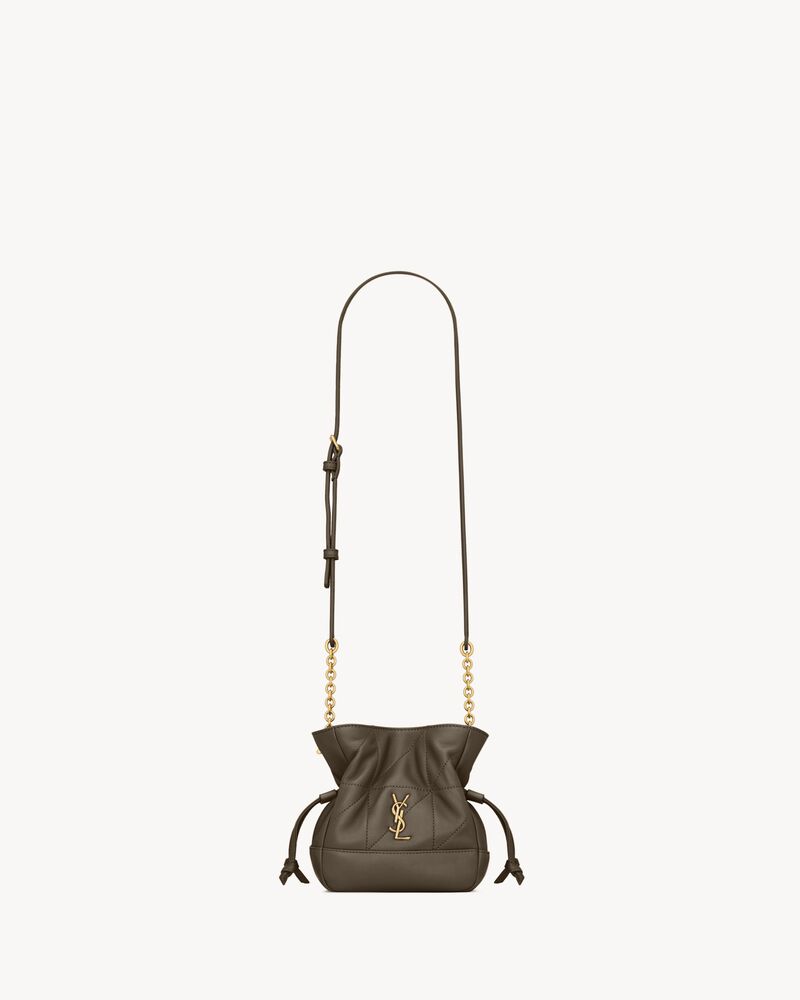 Saint Laurent JAMIE mini shoulder pouch in lambskin