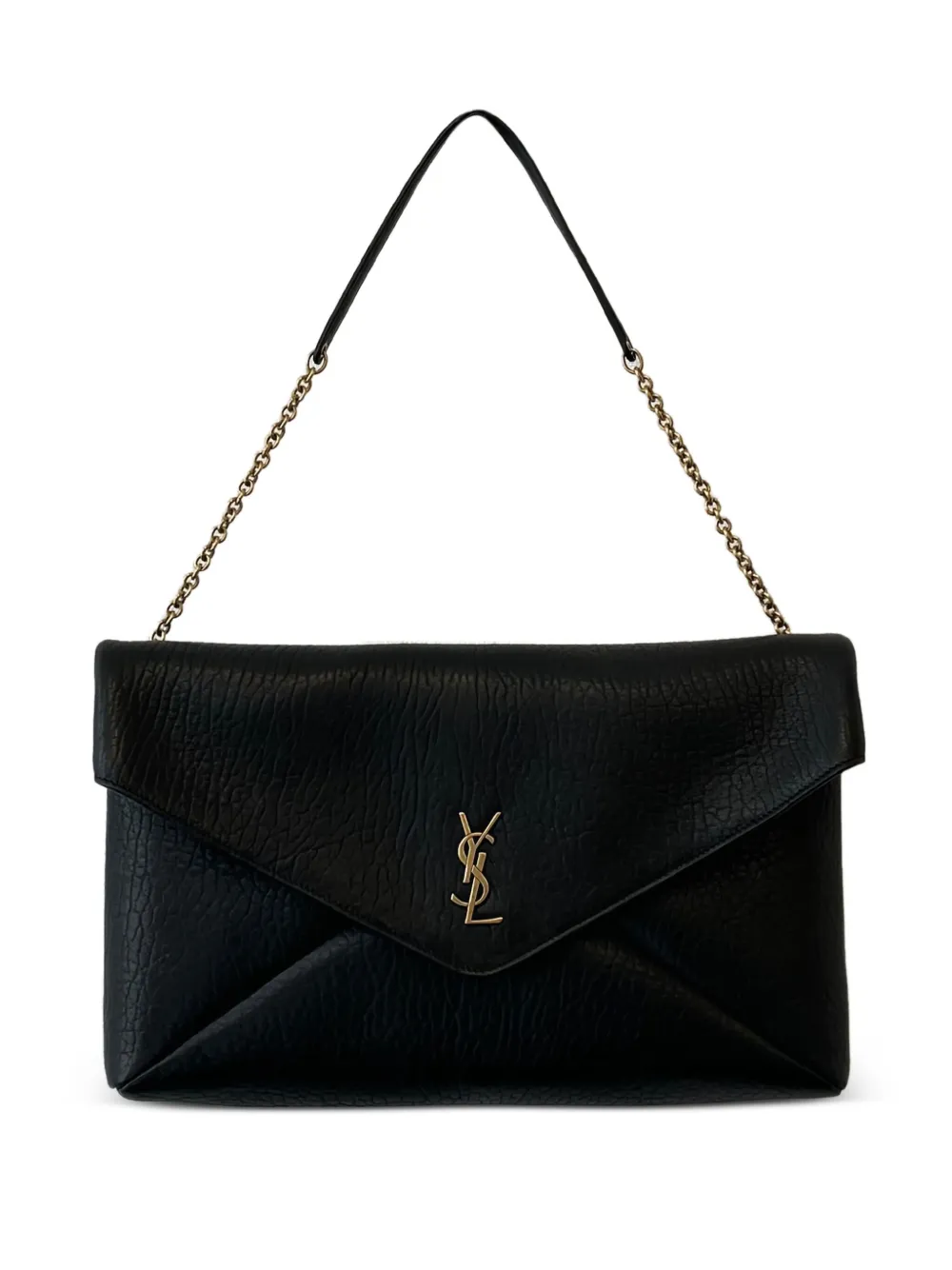 Saint Laurent small Cassandra shoulder bag with logo-plakkaat