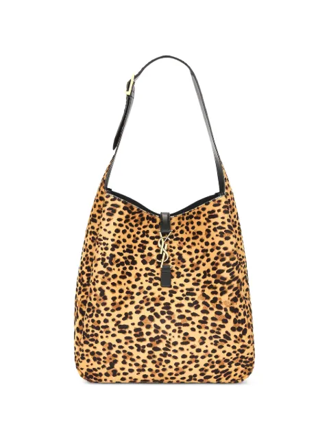 Saint Laurent shoulder bag met luipaardprint