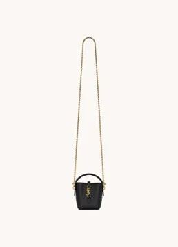 Saint Laurent Le 37 Micro crossbody bag van kalfsleer