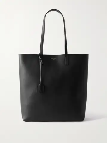 Saint Laurent North/South large leather tote