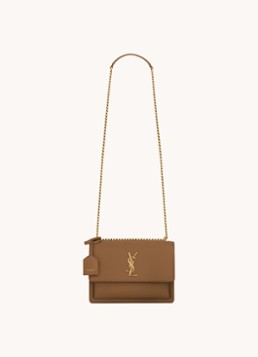 Saint Laurent Sunset Medium shoulder bag van kalfsleer