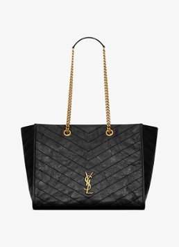 Saint Laurent Eastwest Niki tote bag van kalfsleer