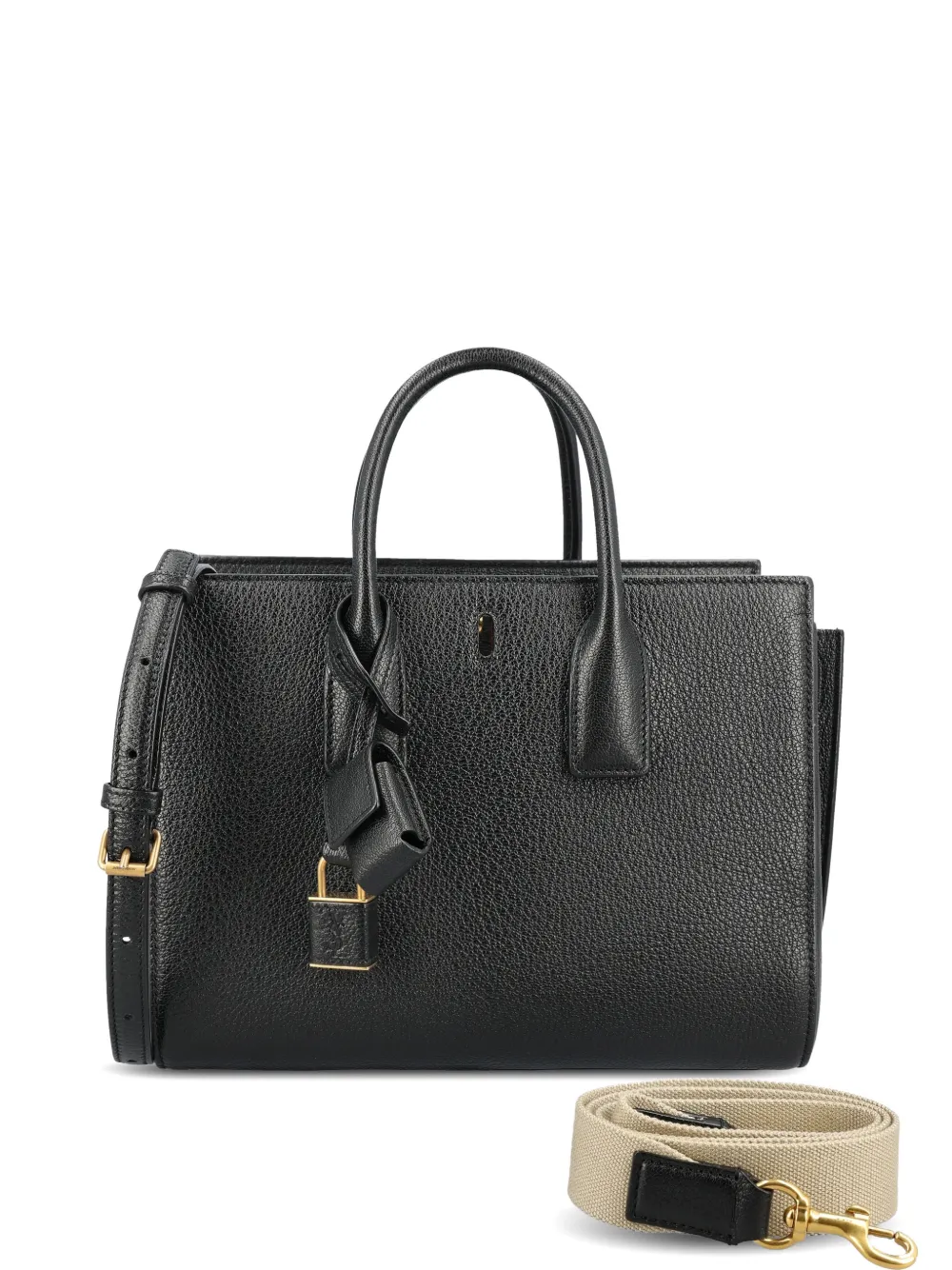 Saint Laurent tote bag met draaislot