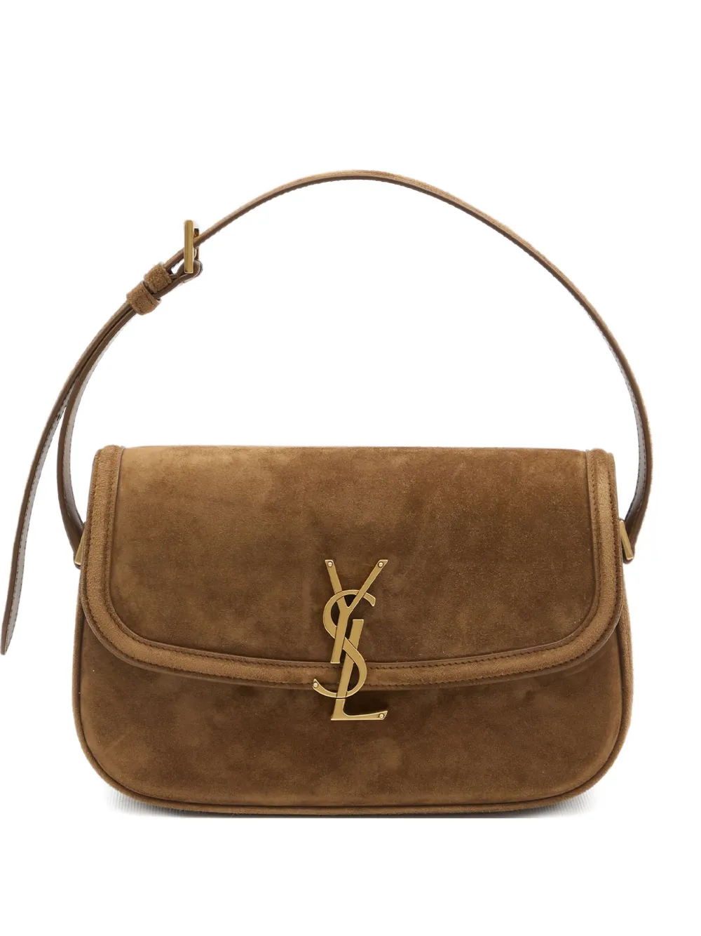 Saint Laurent Cassandre suÃ¨de shoulder bag