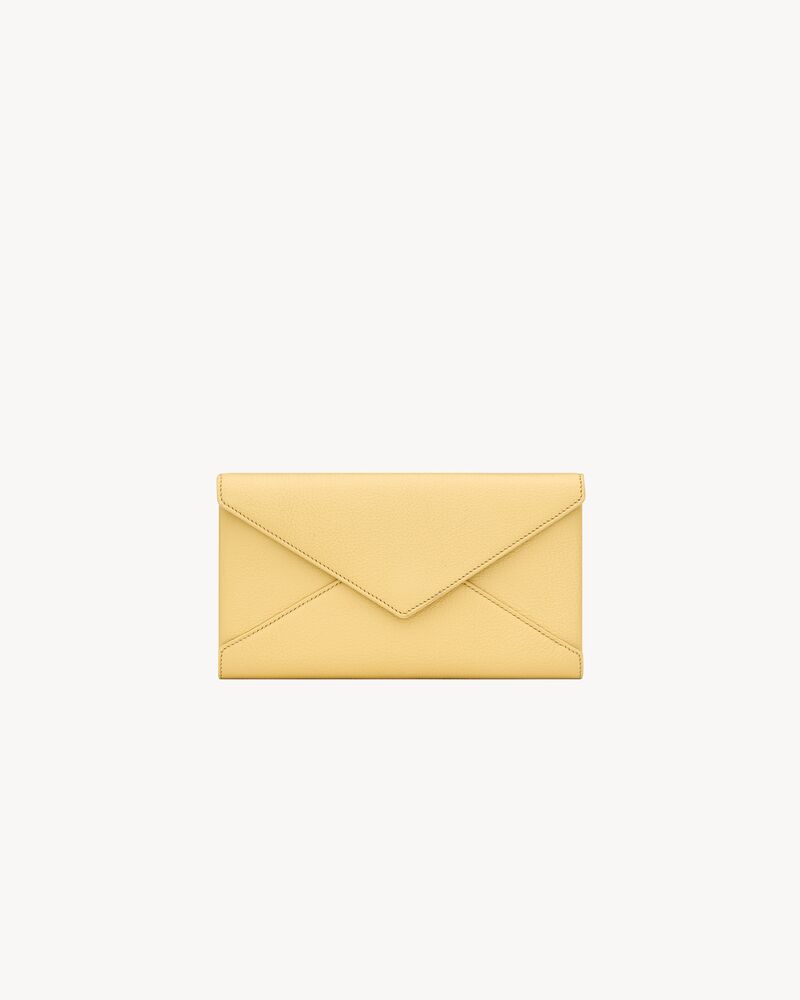 Saint Laurent LETTER large wallet in leather