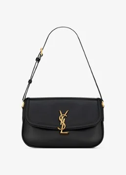 Saint Laurent Solferino Medium shoulder bag van lamsleer