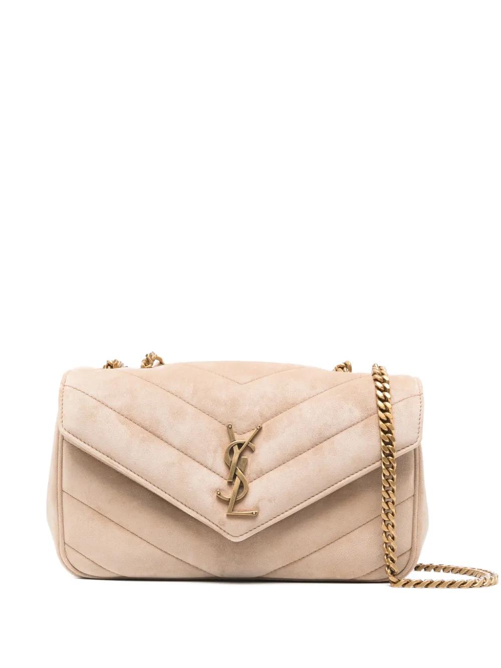 Saint Laurent Lou Lou small crossbody bag with logo plaque