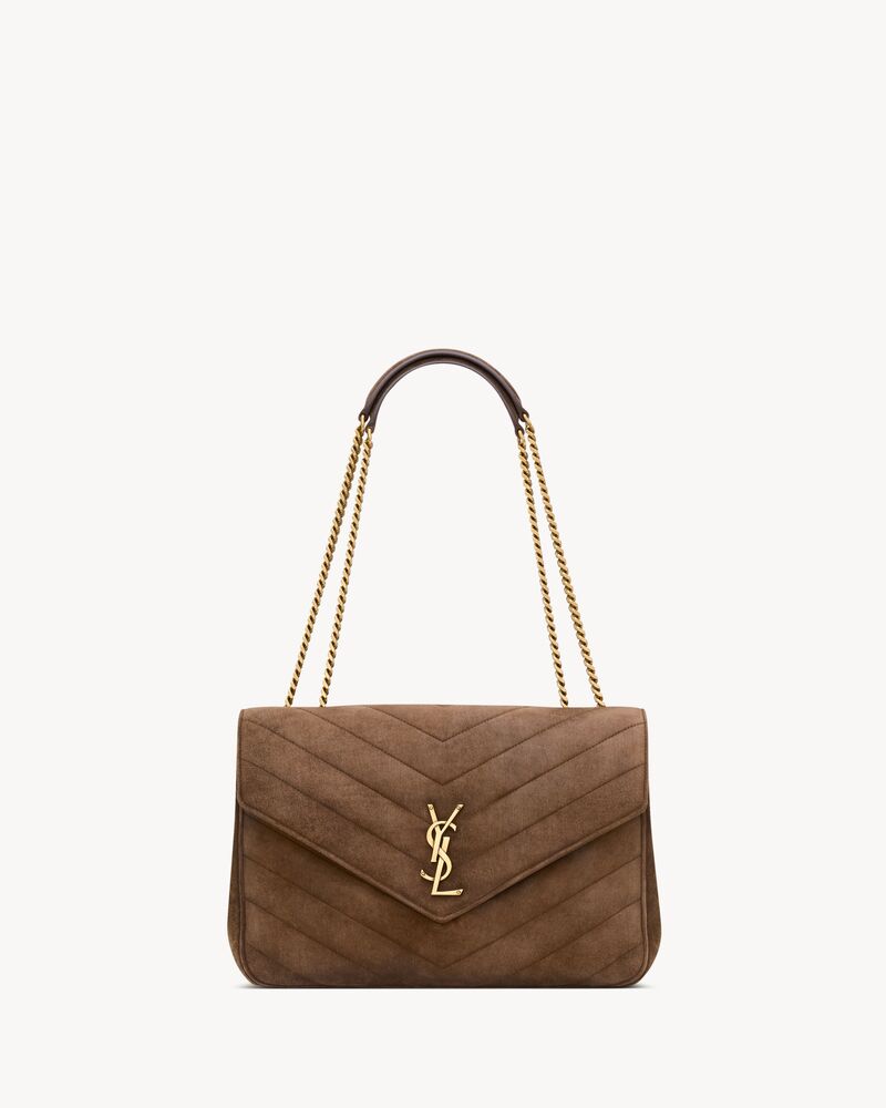 Saint Laurent LOULOU large in MATELASSÉ suede