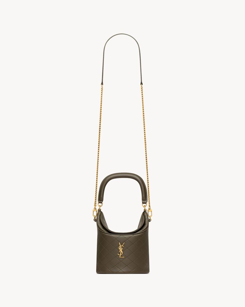 Saint Laurent GABY bucket bag in lambskin