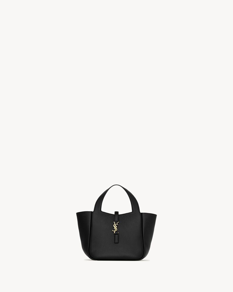 Saint Laurent LE 5 À 7 BABY BEA in grained leather