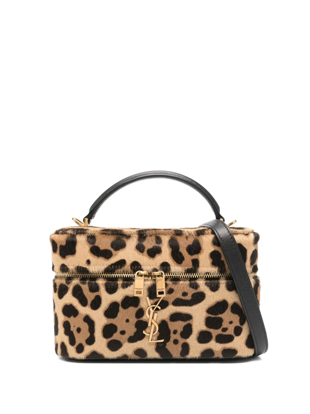 Saint Laurent Mini-tas met luipaardprint