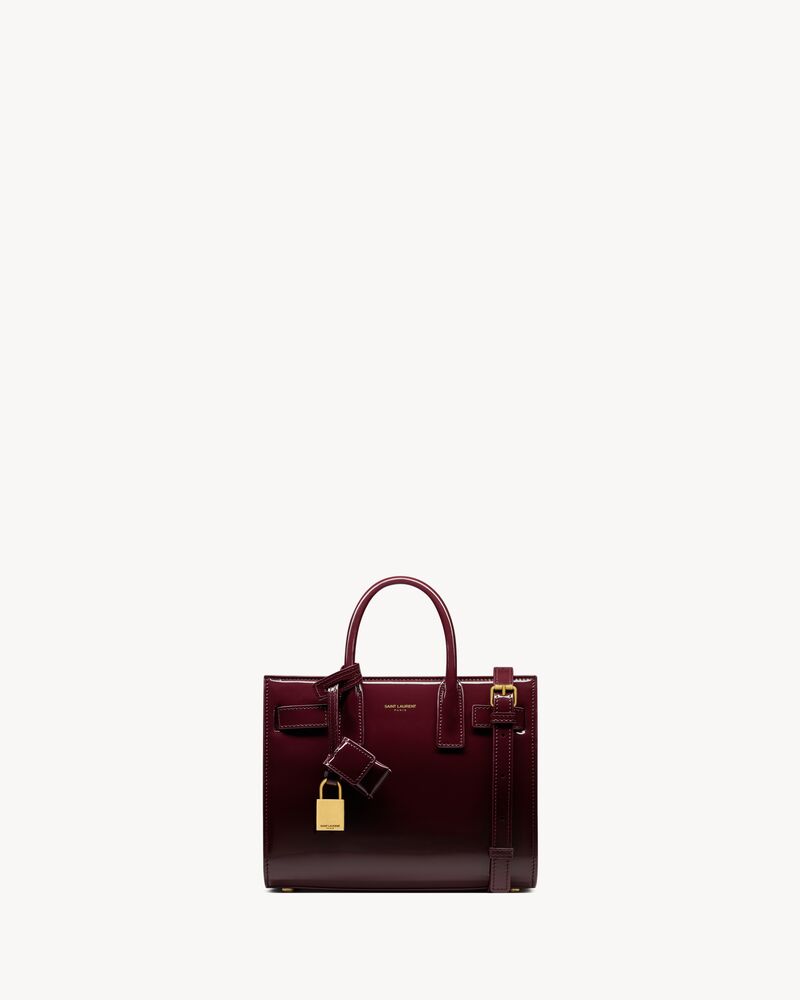 Saint Laurent SAC DE JOUR in patent leather - nano