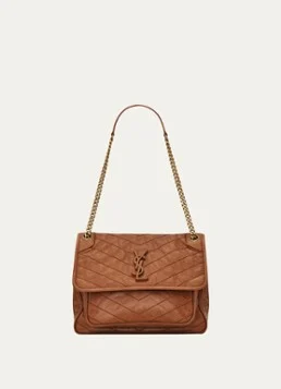 Saint Laurent Niki Medium shoulder bag van leer