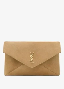 Saint Laurent Cassandre Large clutch van kalfssuède