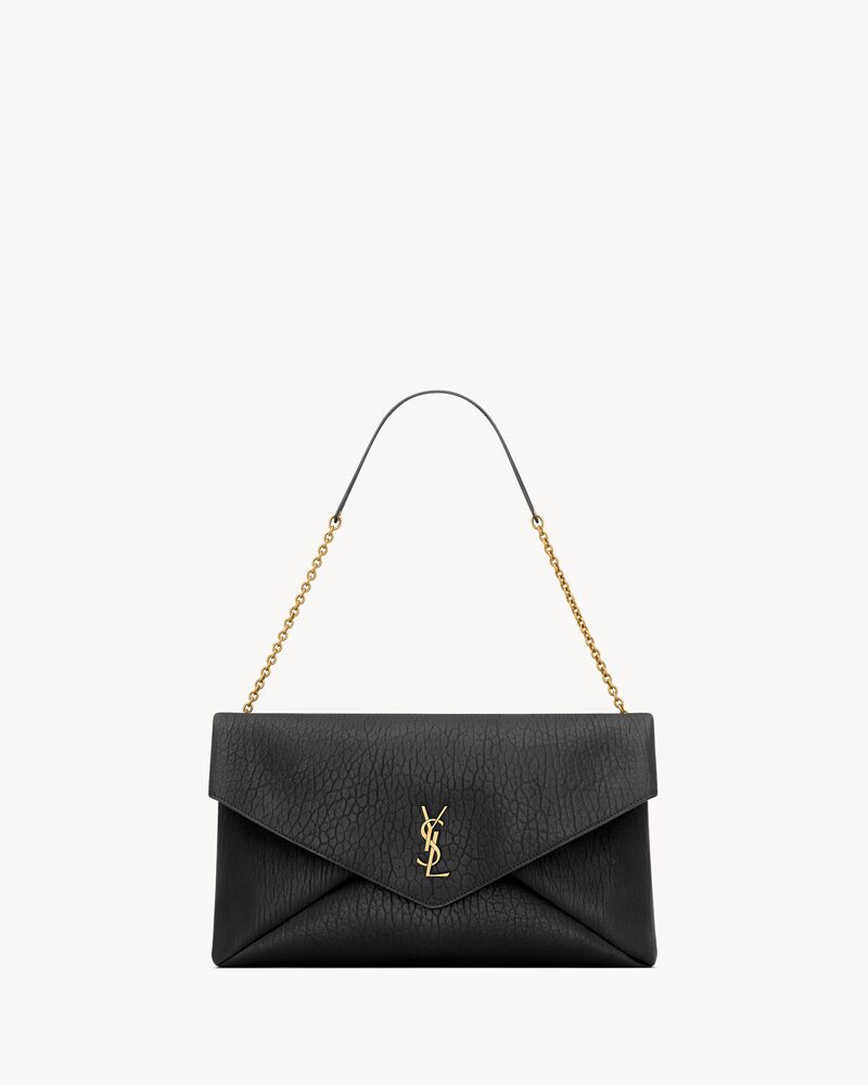 Saint Laurent CASSANDRE large pouch on chain in lambskin