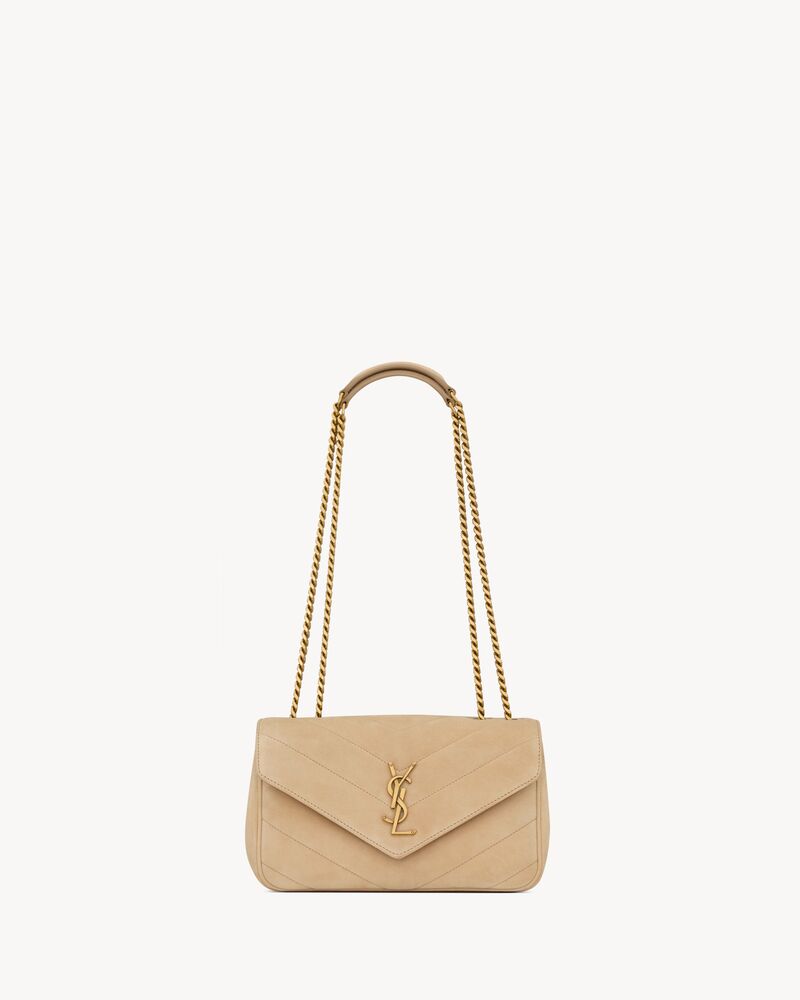 Saint Laurent LOULOU small in MATELASSÉ suede