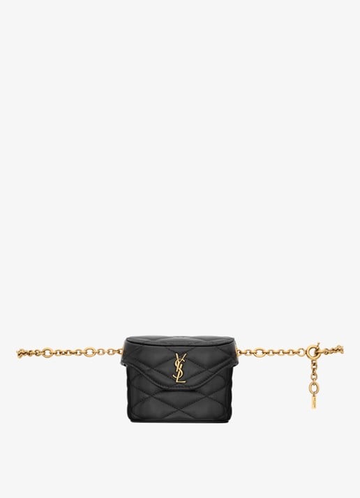 Saint Laurent June riem van lamsleer