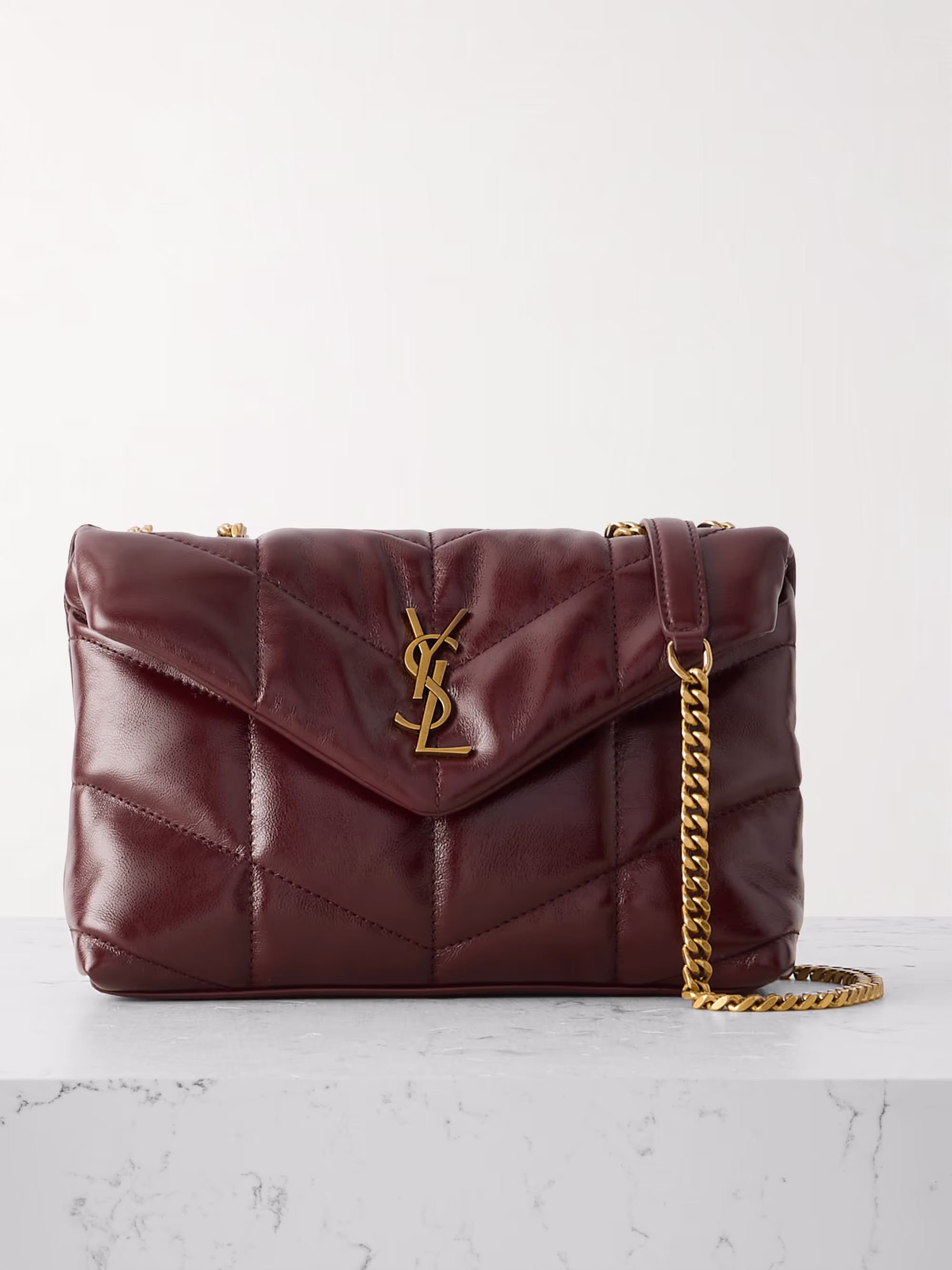 Saint Laurent Puffer Toy mini quilted leather shoulder bag
