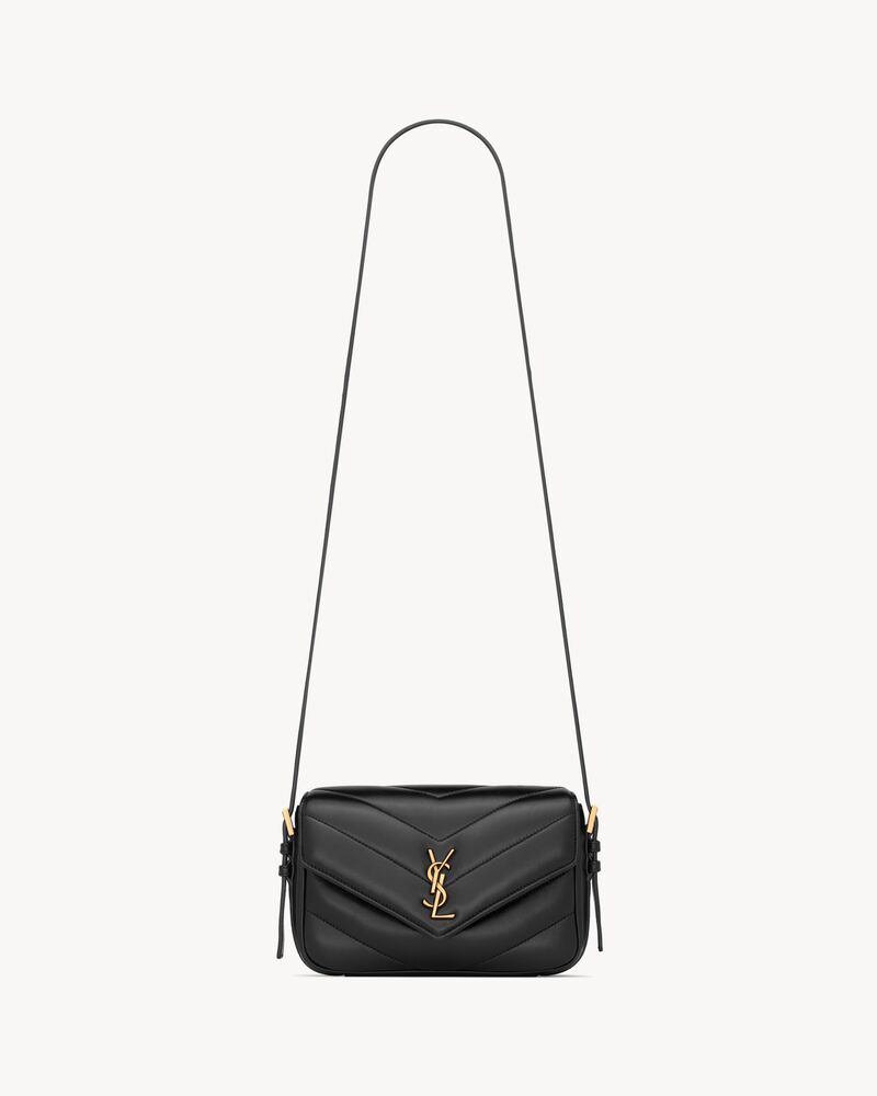 Saint Laurent LOULOU toy crossbody in MATELASSÉ lambskin