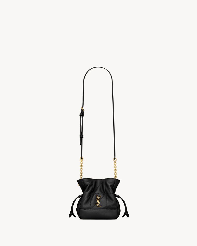 Saint Laurent JAMIE mini shoulder pouch in lambskin