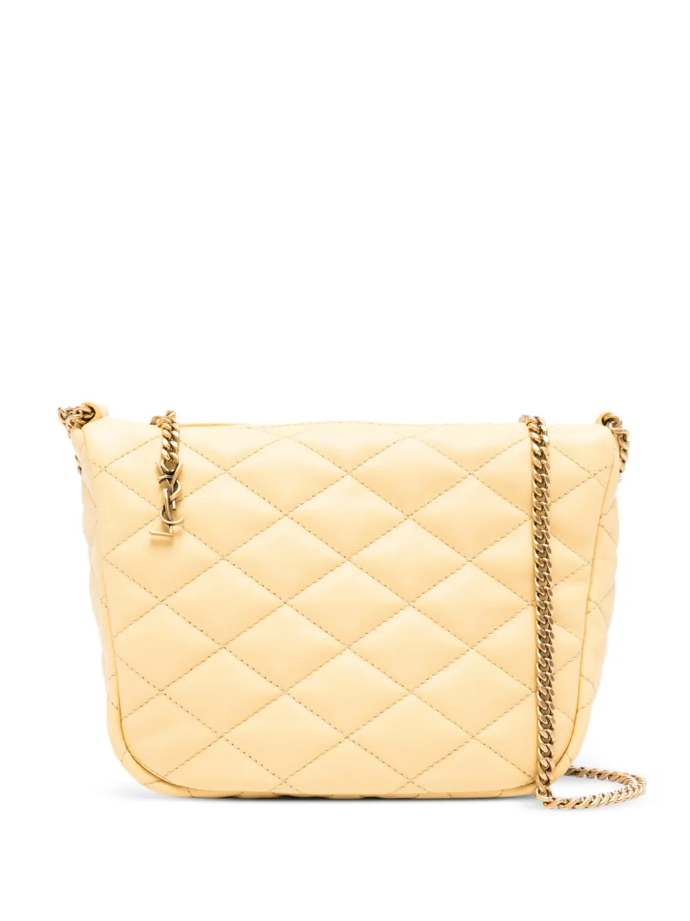 Saint Laurent Mini-shoulder bag met diamant-patroon