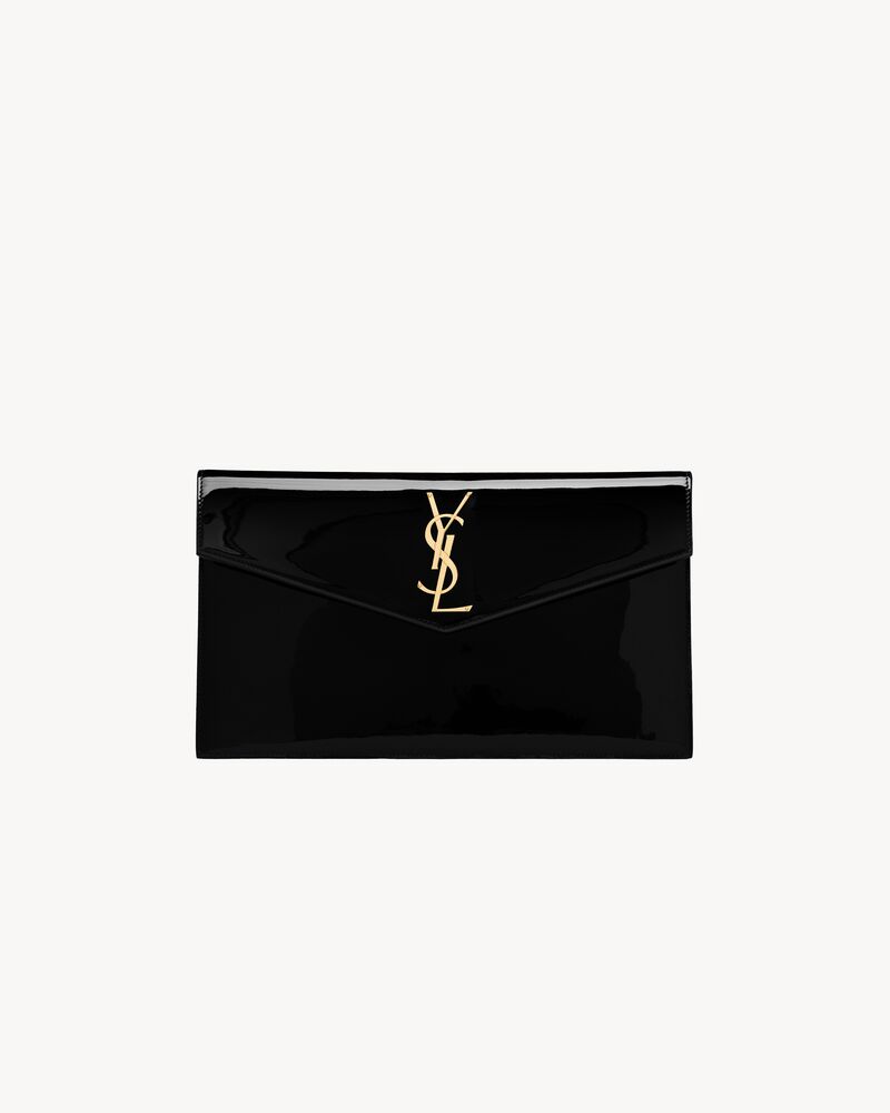 Saint Laurent Uptown Pouch in Patent Leather