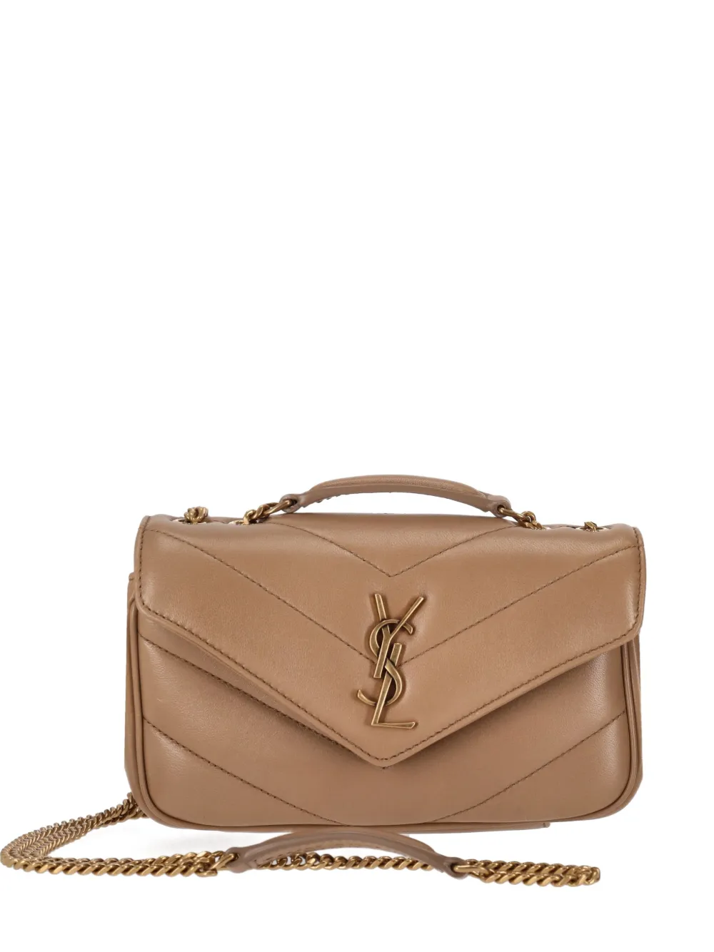 Saint Laurent Loulou mini-crossbody bag with chain strap
