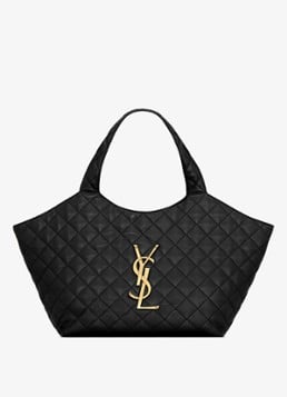Saint Laurent Icare Medium tote bag van lamsleer