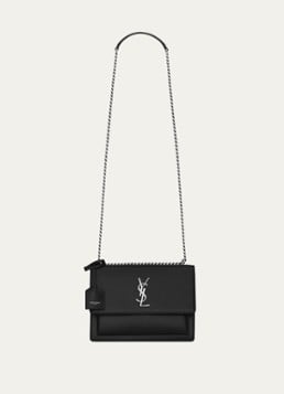 Saint Laurent Sunset Medium shoulder bag van kalfsleer
