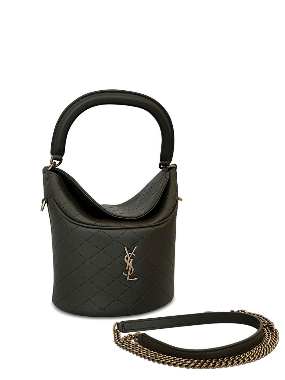 Saint Laurent Gaby quilted bucket bag