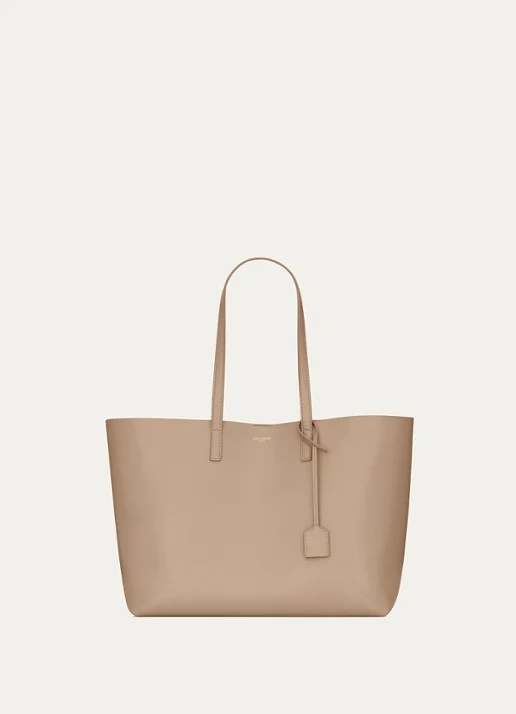 Saint Laurent E/W tote bag van kalfsleer