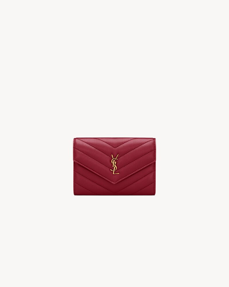 Saint Laurent CASSANDRE wallet in lambskin