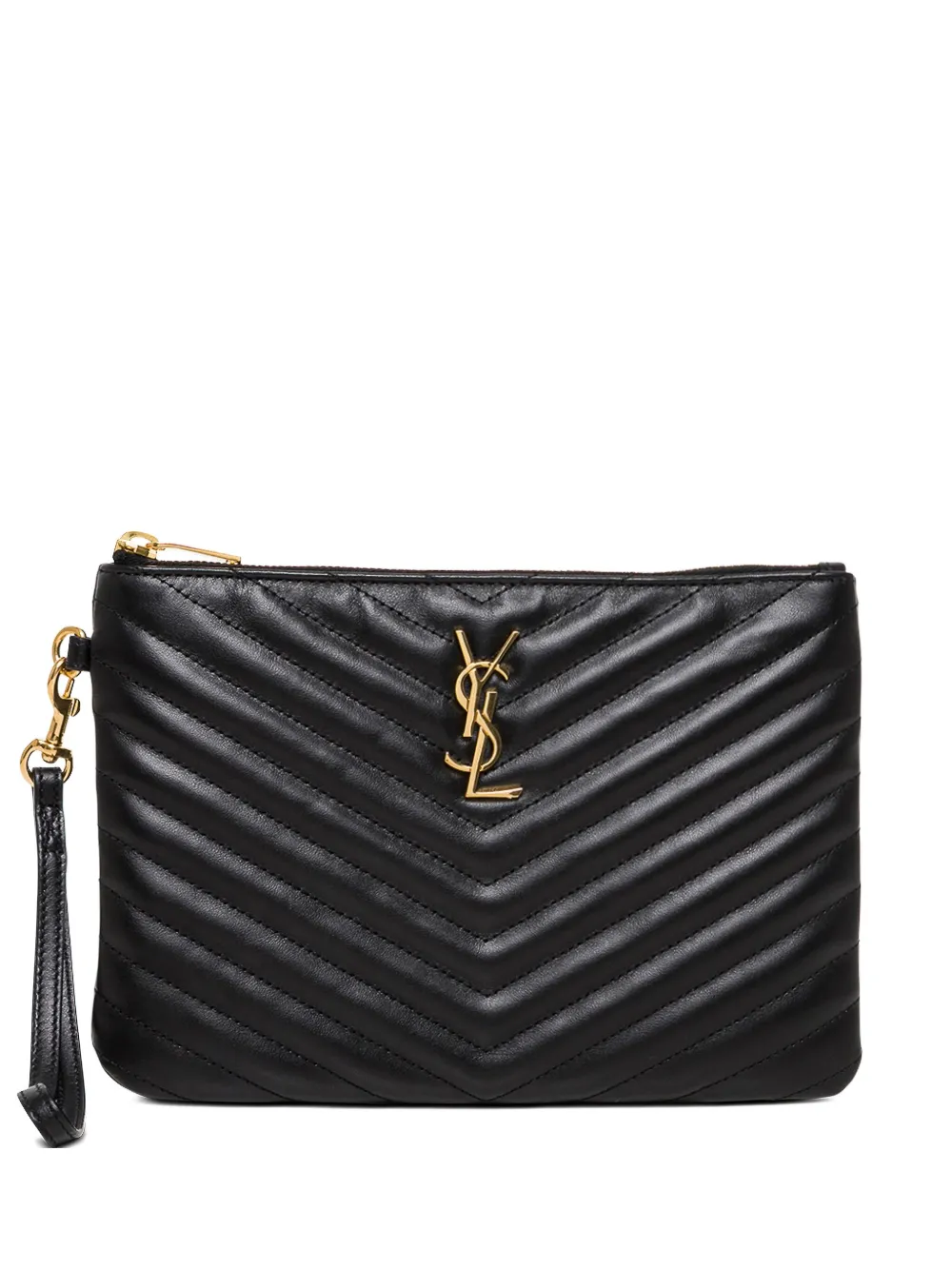 Saint Laurent Cassandre MatelassÃ© small clutch met omslag