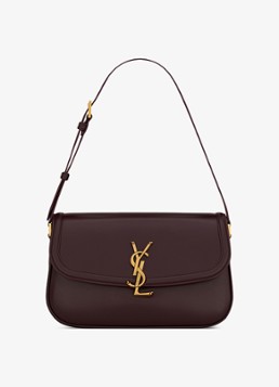 Saint Laurent Solferino Medium shoulder bag van lamsleer