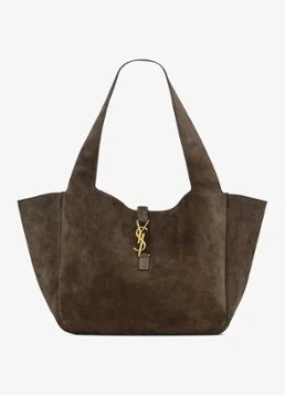 Saint Laurent Le 5 À 7 Bea tote bag van kalfssuède