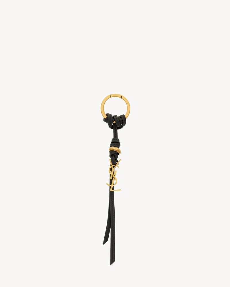 Saint Laurent CASSANDRE keyring in leather