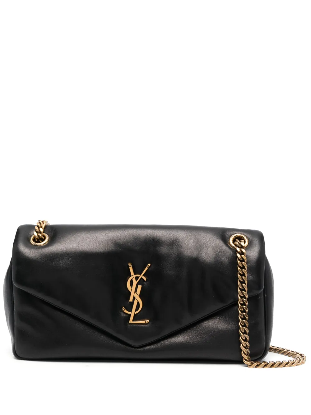 Saint Laurent Calypso shoulder bag with logo plaque