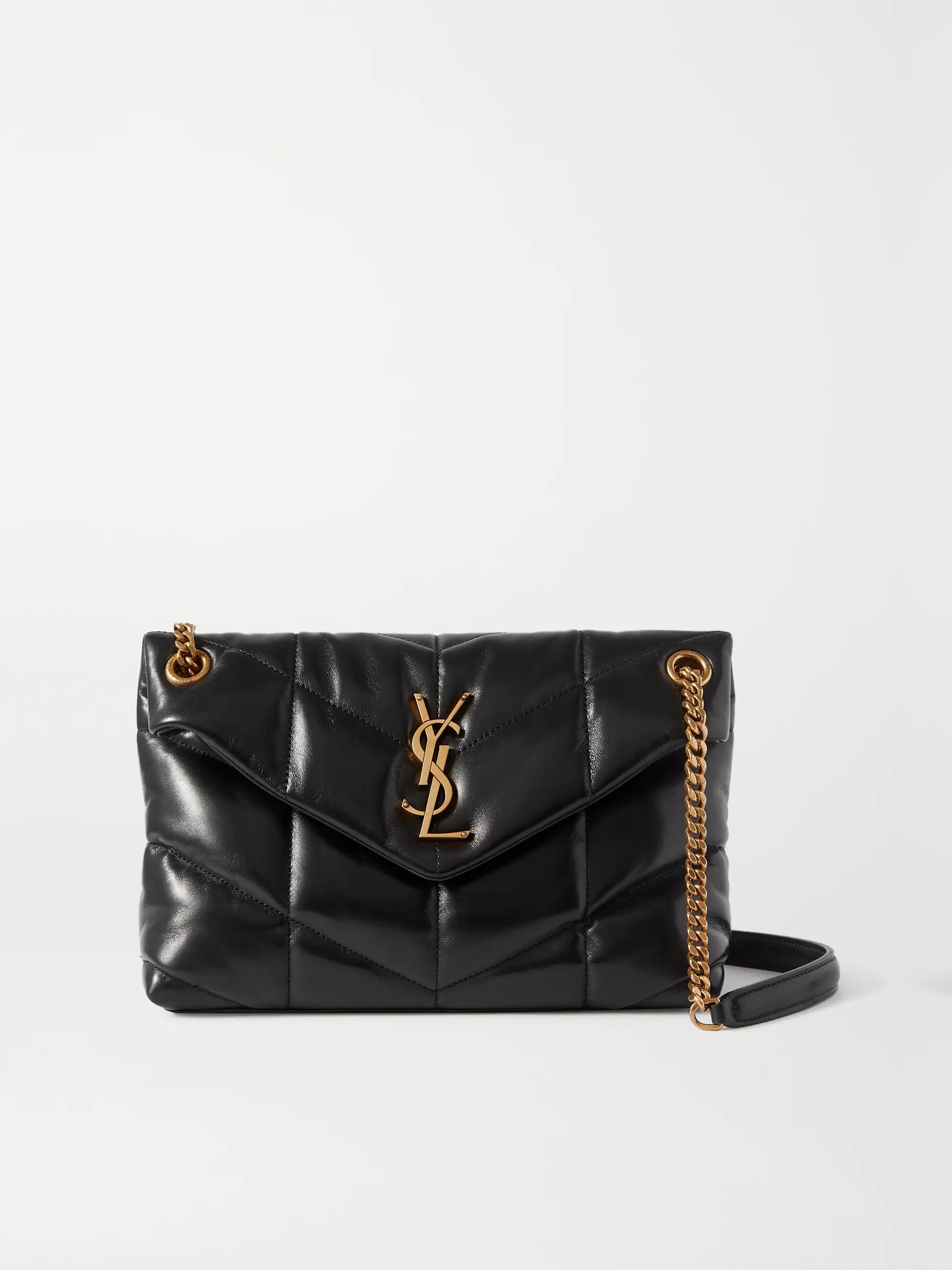 Saint Laurent Puffer small quilted leather shoulder bag